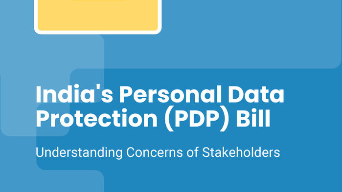 India's Personal Data Protection (PDP) Bill