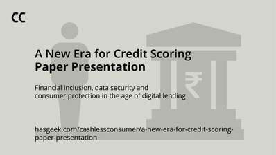 A New Era for Credit Scoring - Paper Presentation