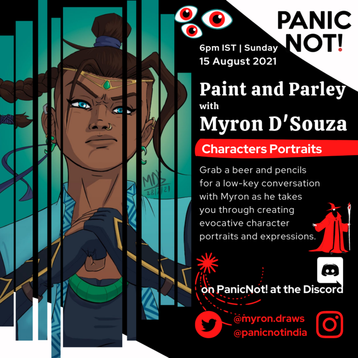Paint and Parley: Interview and art session with Myron D'Souza