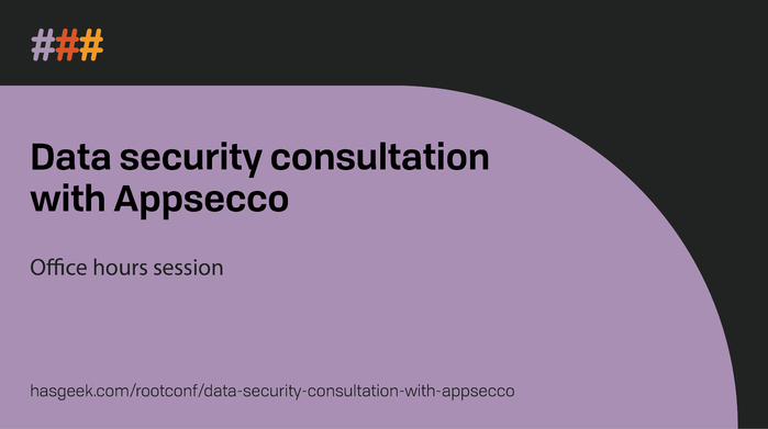 Data security consultation with Appsecco