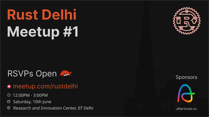 Rust Delhi - Meetup #1