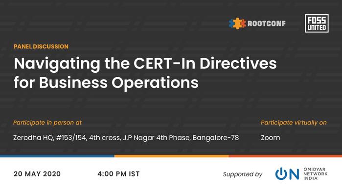 Navigating the CERT-In directives for business operations.