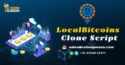 LocalBitcoins Clone Script | LocalBitcoins Clone App-CoinsQueens