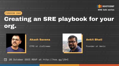Creating an SRE playbook for your organization