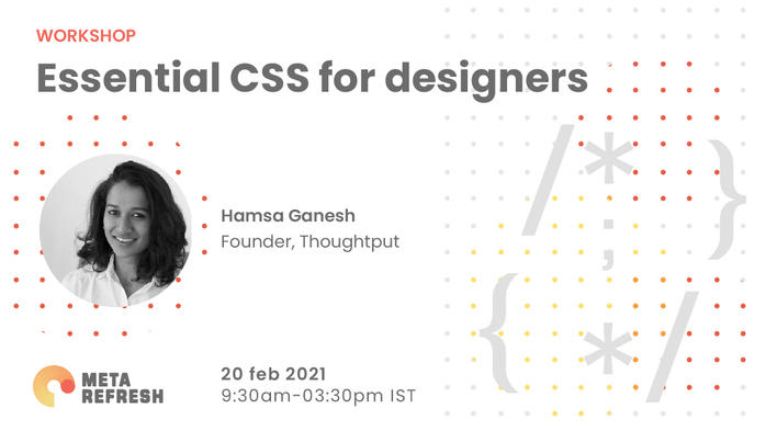 Workshop: Essential CSS for designers