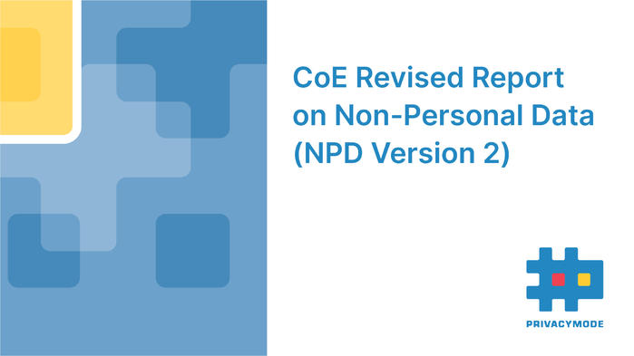 CoE Revised Report on Non-Personal Data (NPD Version 2)