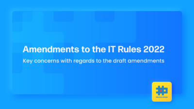 Amendments to the IT Rules 2022