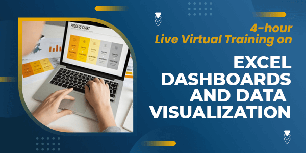 4-hour Live Virtual Training on Excel Dashboards and Data Visualization